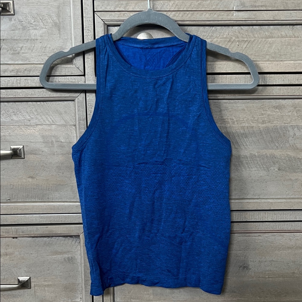 lululemon athletica Blue Tank Top